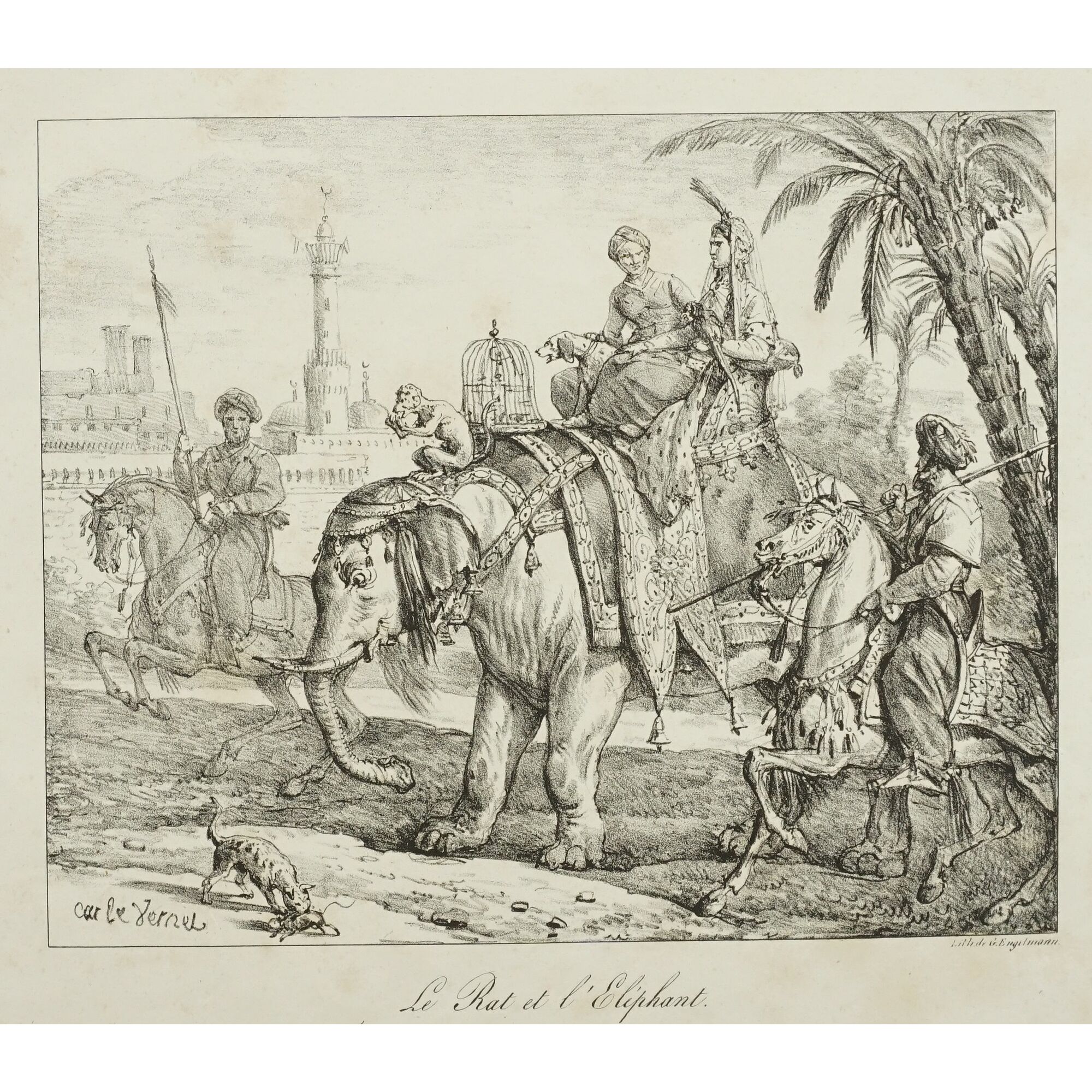Antoine Charles Horace, gelegentl. Carle "Le Rat et l'Eléphant