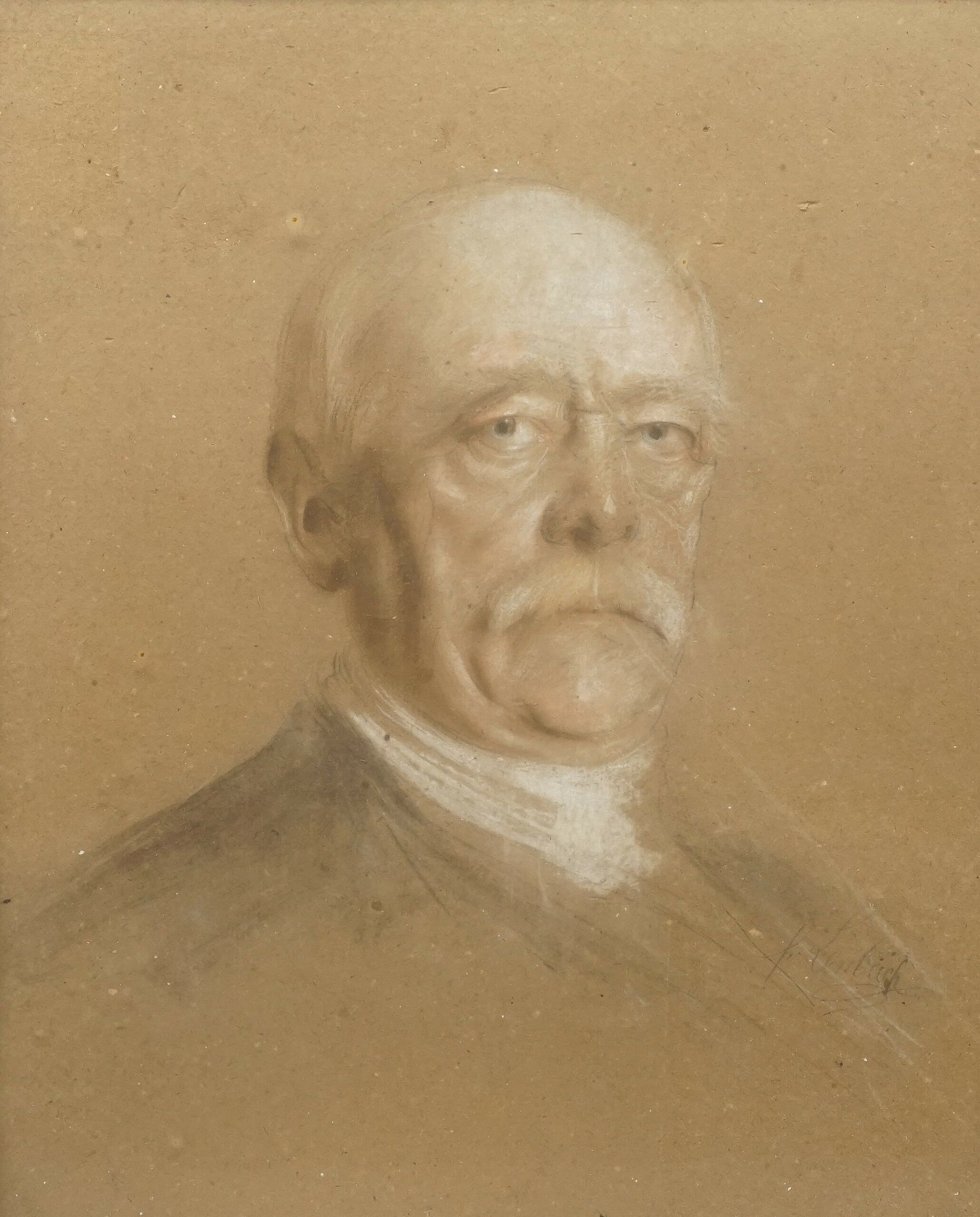 Franz Seraph Von Lenbach Portrait Otto Von Bismarck Franz Seraph Von
